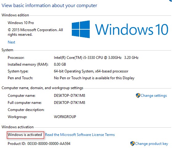 Windows 10 pro 10586 serial key replacement