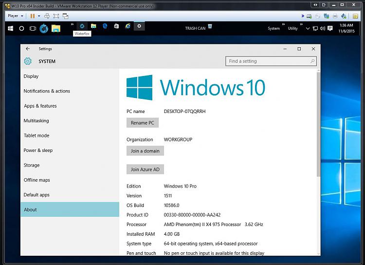 windows 10 pro genuine version 1511 digital license product key